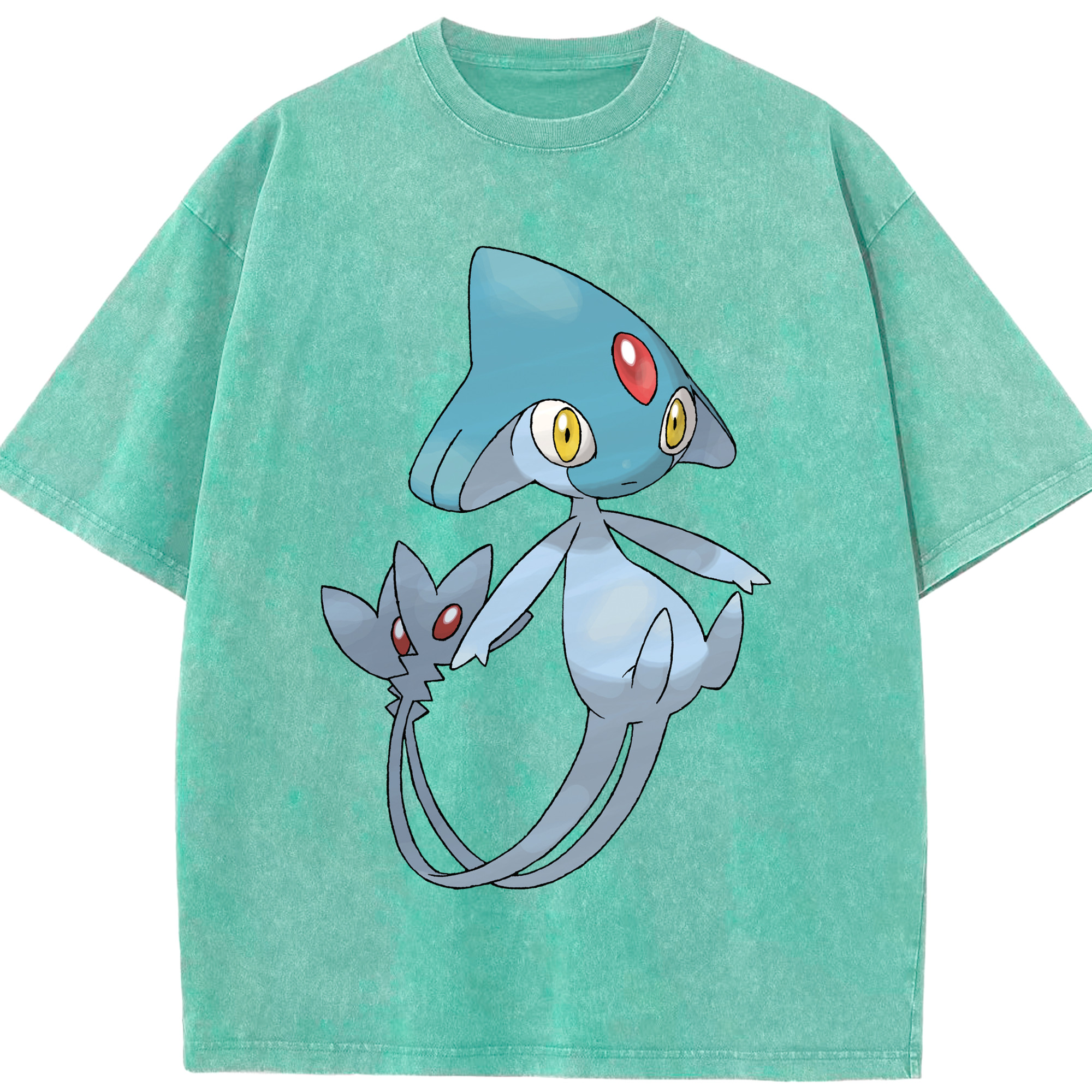 （画像用） ポケットモンスター Pokémon 綿100% ヴィンテージ風 半袖Tシャツ（フロントプリント）